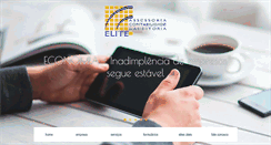 Desktop Screenshot of elitecontabilidade.com.br