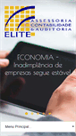 Mobile Screenshot of elitecontabilidade.com.br